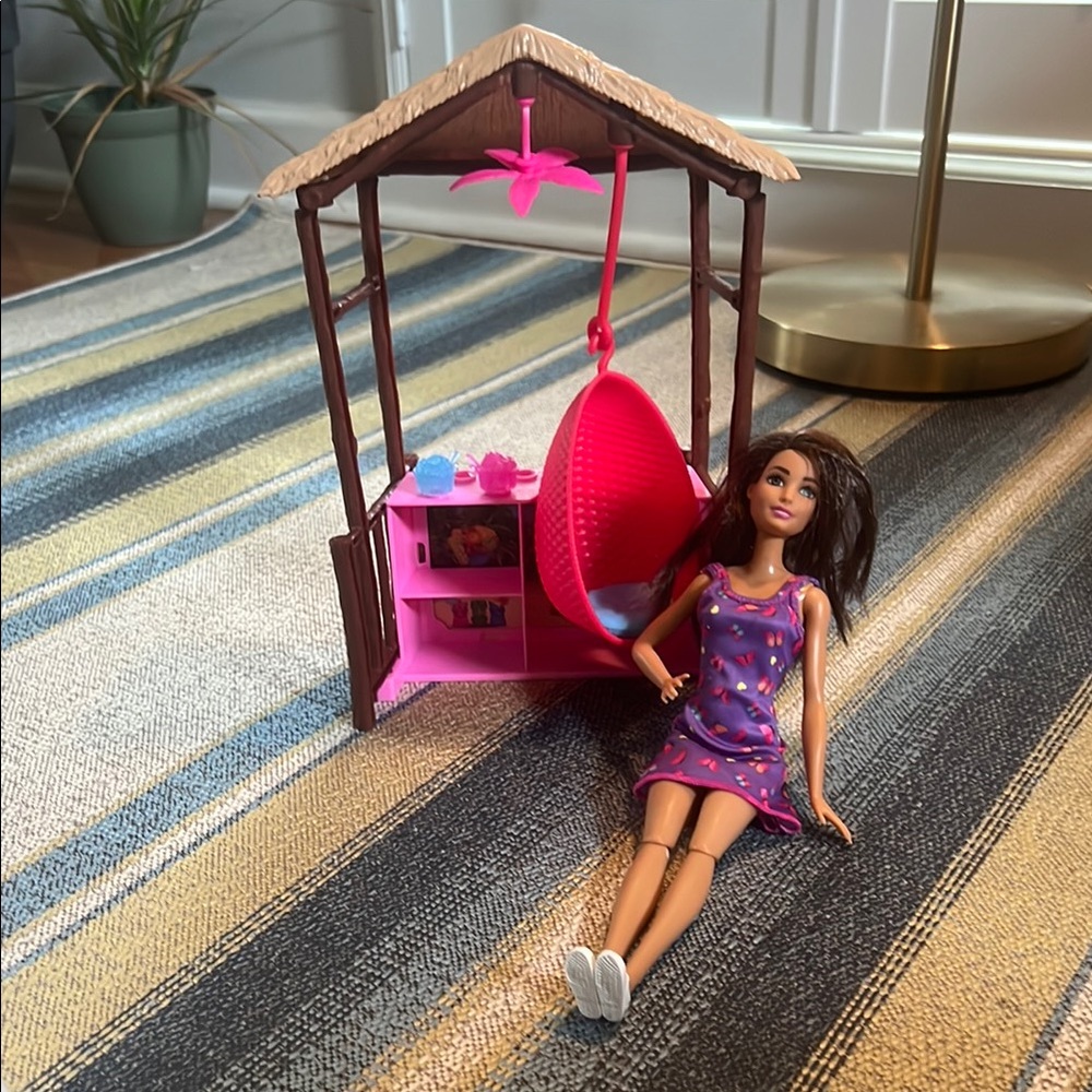 Pink and Purple Doll Playset